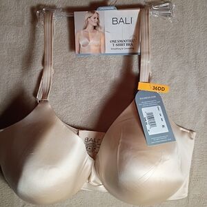 Bali One Smooth U Smoothing & Concealing Contour T-Shirt Bra 3W11 Taupe Sz.36DD